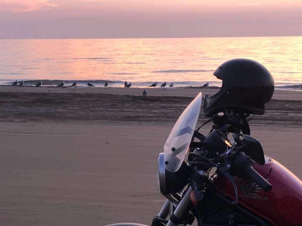 千里浜なぎさドライブウェイ レンタルバイクで行く 能登 女子旅